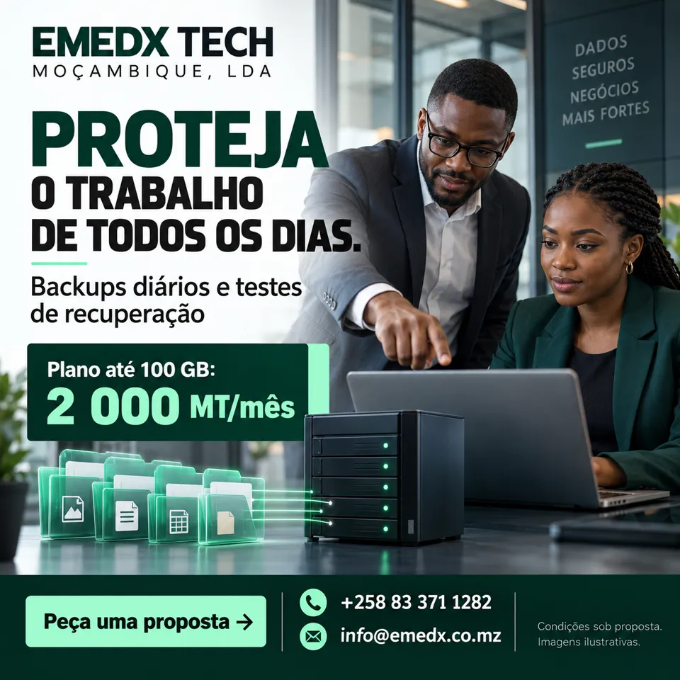 Servidor de backups com ficheiros protegidos