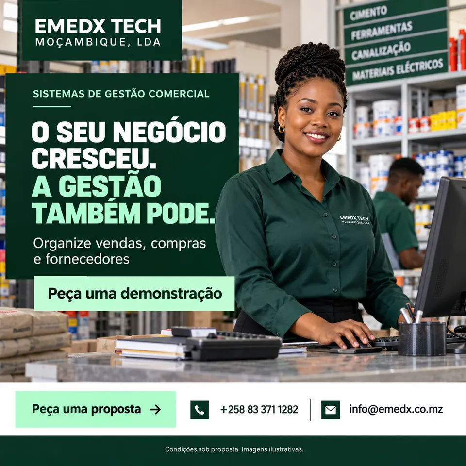 Gestora de loja acompanha vendas e fornecedores