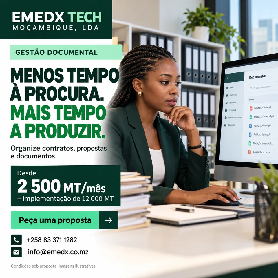 Executiva organiza documentos digitais