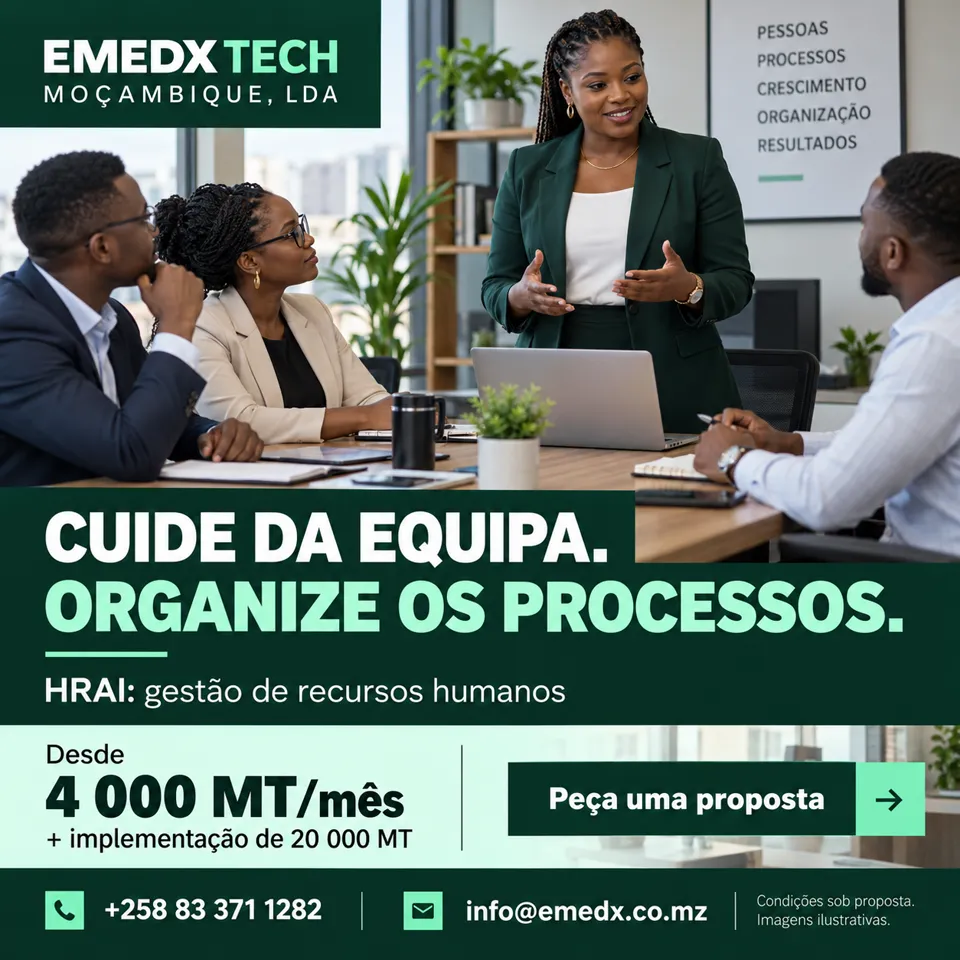 Equipa de recursos humanos em reunião